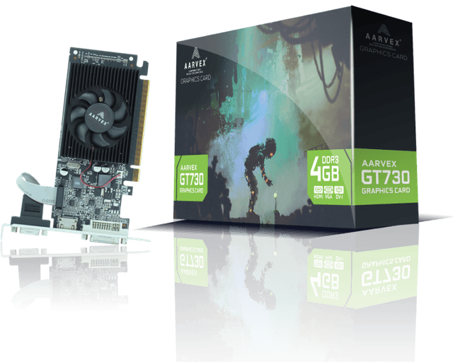 Photo of Aarvex GT730 4GB DDR3 128-Bit Graphics Card