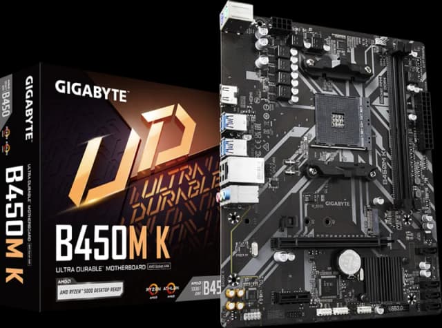 Photo of GIGABYTE B450M K MOTHERBOAD
