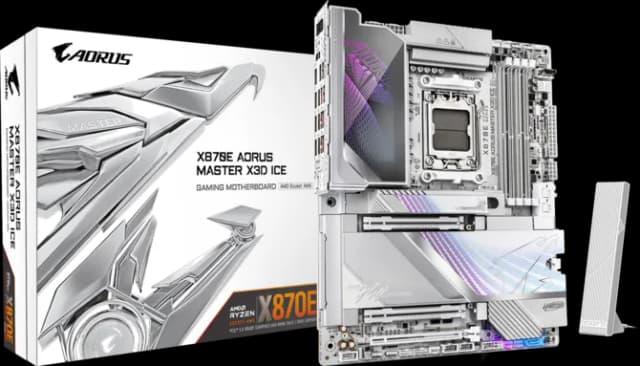Photo of Gigabyte X870E Aorus Master X3D ICE Motherboard