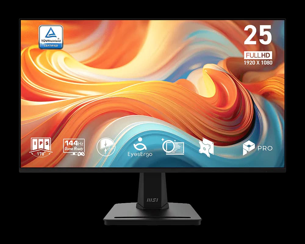 MSI PRO MP251 E14L 24.5Inch IPS FHD 144Hz Professional Monitor