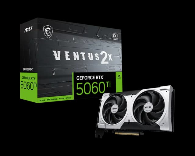 Photo of MSI GeForce RTX 5060 Ti Ventus 2x 8GB OC Plus Graphics Card