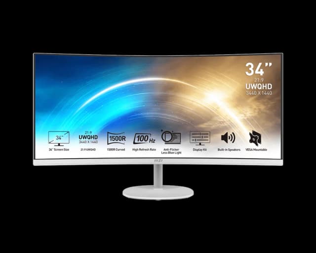 Photo of MSI PRO MP341CQW 34-inch Monitor
