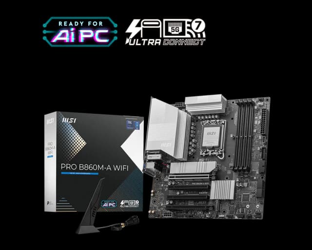 Photo of MSI Pro B860M-A WIFI M-ATX Motherboard