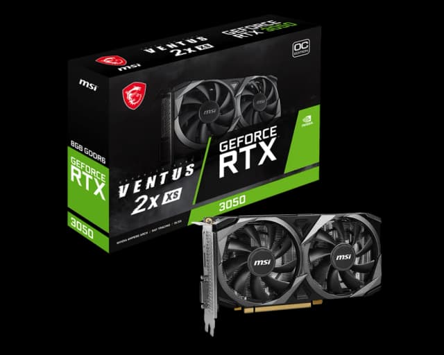 Photo of MSI GeForce RTX 3050 VENTUS 2X XS 8G OC Graphics Card